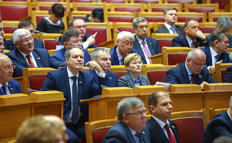 Заседание Совета законодателей при Федеральном Собрании России