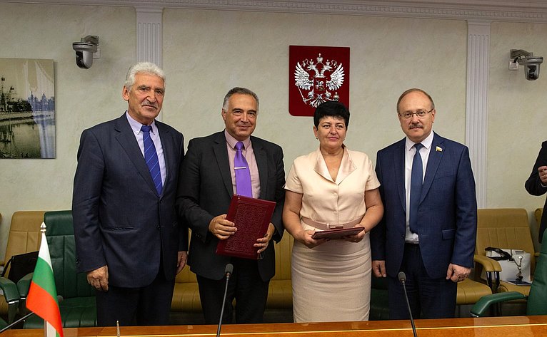 Встреча членов групп по сотрудничеству Федерального Собрания РФ и Народного Собрания Республики Болгарии
