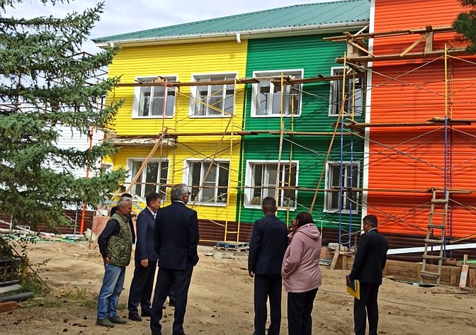 Баир Жамсуев посетил Дульдургинский район