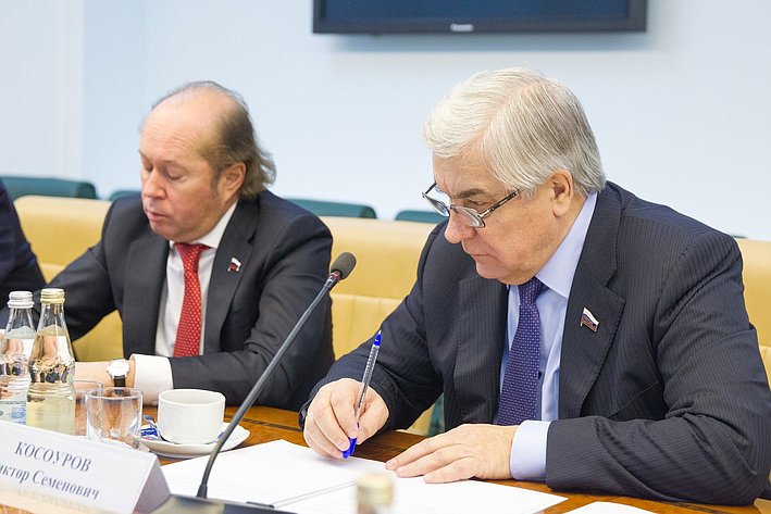 В. Косоуров Заседание Комиссии Совета законодателей по науке и инновационной деятельности