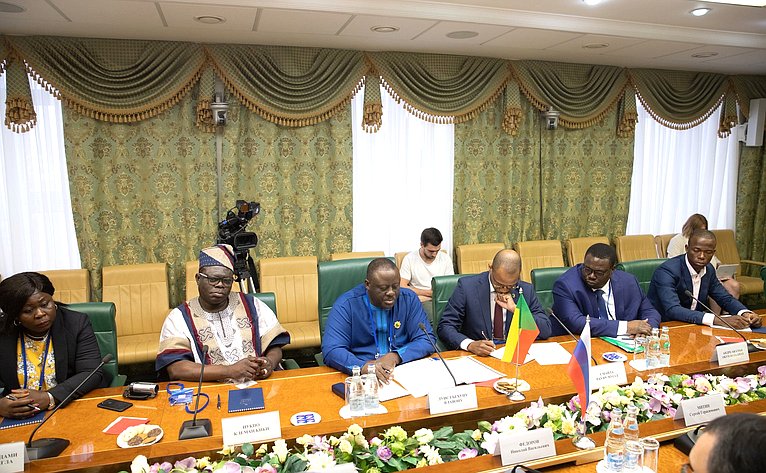 Встреча Н. Федорова с Председателем Национального Собрания Республики Бенин