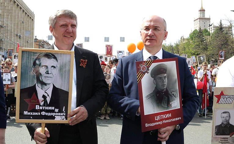 Олег Цепкин принял участие в торжественных мероприятиях, посвященных Дню Победы