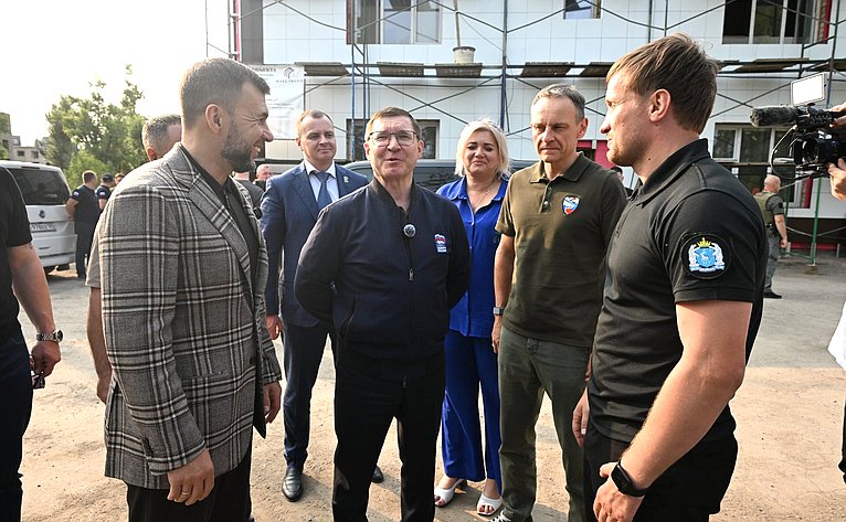 Рабочая поездка первого заместителя Председателя Совета Федерации Владимира Якушева в Донецкую Народную Республику