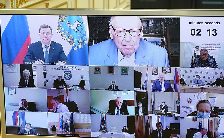 Фарит Мухаметшин принял участие в онлайн-режиме в заседании областного организационного комитета «Победа»