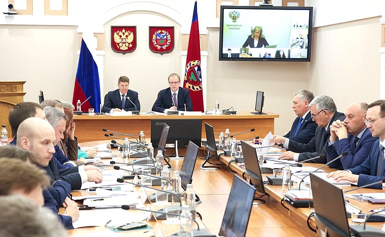 Выездное заседание в Барнауле, посвящённое вопросам реализации Постановления Совета Федерации «О государственной поддержке социально-экономического развития Алтайского края», принятого по итогам Дней Алтайского края в СФ в сентябре 2024 года