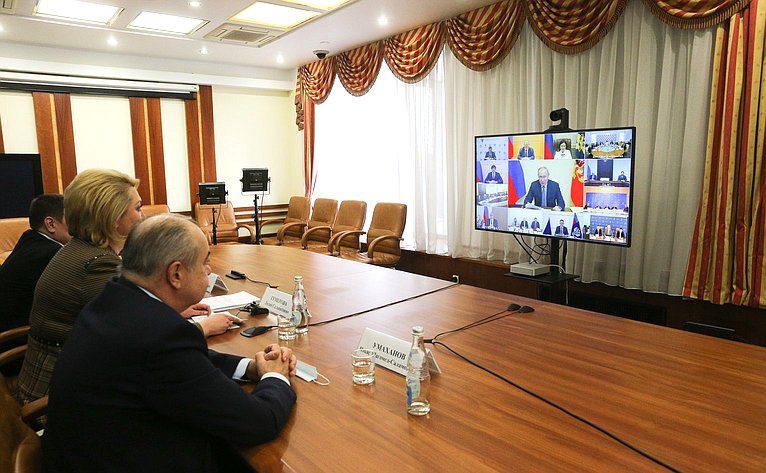 Участие сенаторов РФ в заседании Совета при Президенте РФ по межнациональным отношениям