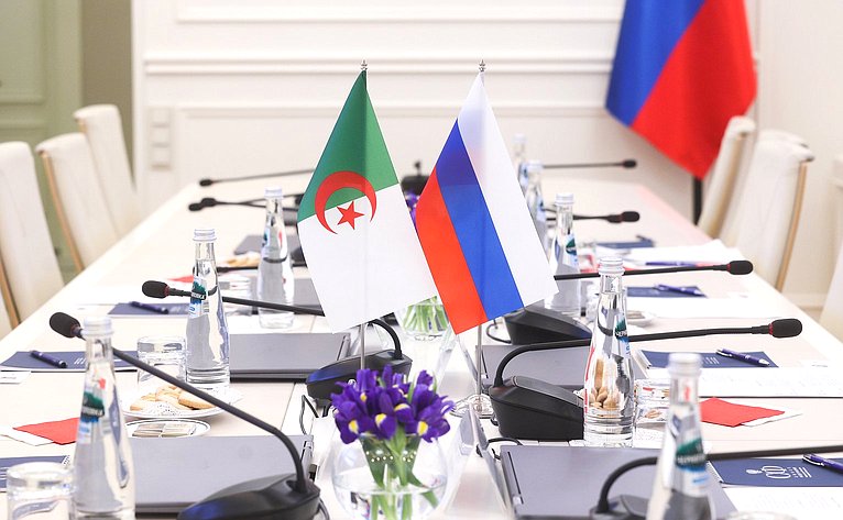 Встреча Михаила Борщева с Чрезвычайным и Полномочным Послом Алжирской Народной Демократической Республики в Российской Федерации