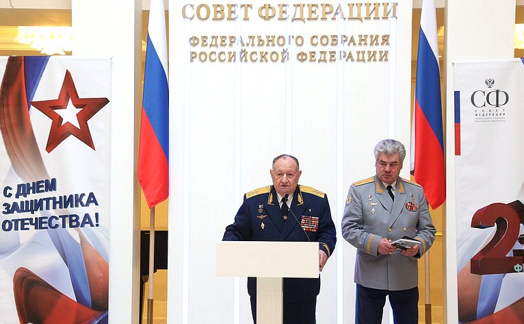 Открытие в Совете Федерации выставки Министерства обороны РФ
