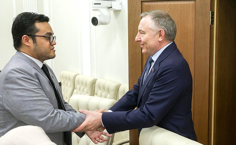Встреча Александра Варфоломеева с Президентом Малазийского молодежного совета Мохдом Иззатом Афифи