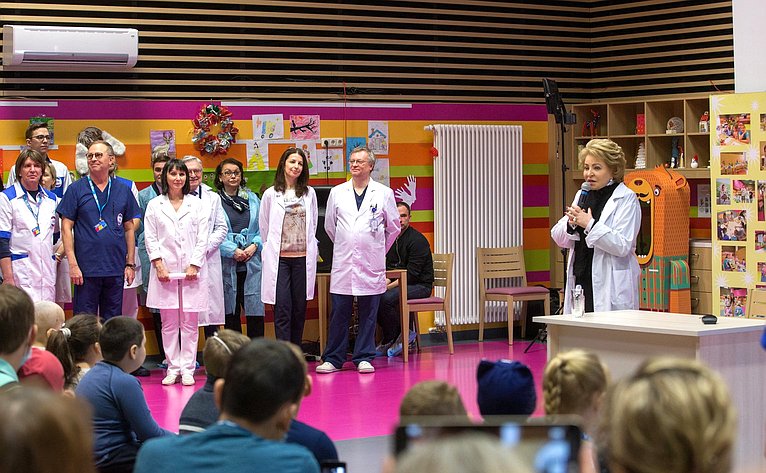 Председатель Совета Федерации посетила Национальный научно-практический центр детской гематологии, онкологии и иммунологии имени Д. Рогачева
