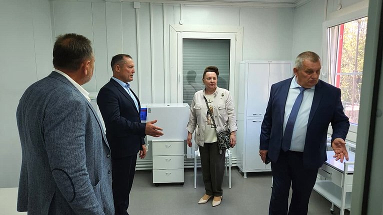 Игорь Мурог принял участие в торжественном открытии нового фельдшерско-акушерского пункта в селе Турово Ряжского округа