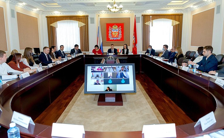 Заседание Совета Молодёжной палаты при Парламентском Собрании Союза Беларуси и России и Молодежного парламента Оренбургской области