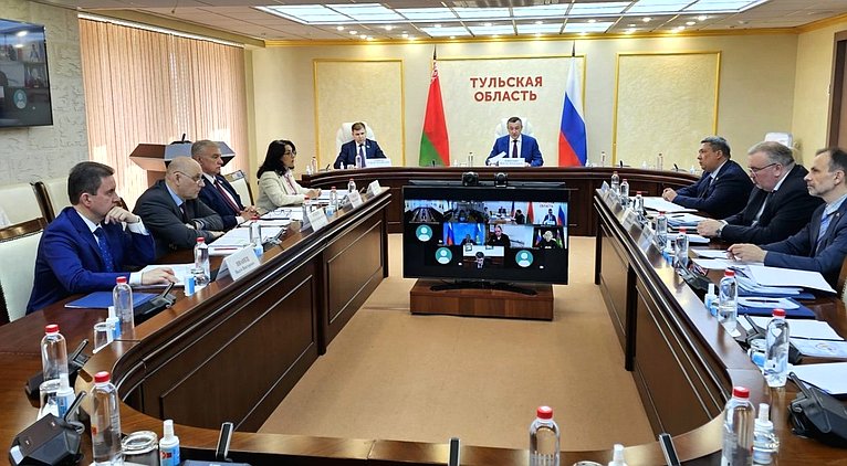 Владимир Полетаев принял участие в заседании Комиссии Парламентского Собрания Союза Беларуси и России по законодательству и Регламенту