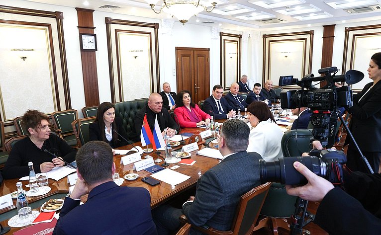 Встреча сенаторов с делегацией Народной скупщины Республики Сербии, членами фракции партии «Единая Сербия» и группы по сотрудничеству Народной скупщиной Республики Сербии с Советом Федерации