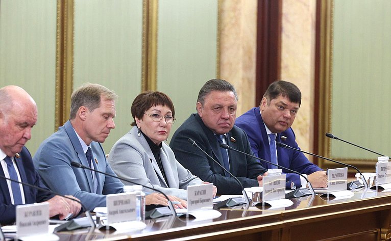 Встреча Председателя Правительства Российской Федерации Михаила Мишустина с руководством Совета Федерации