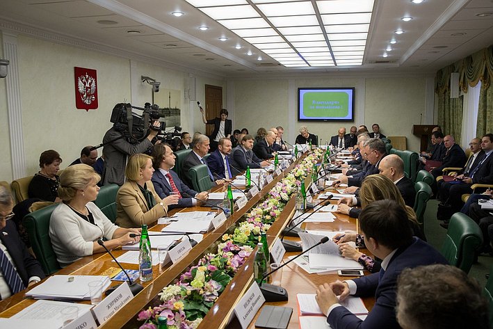 Заседание Комитета Совета Федерации по аграрно-продовольственной политике и природопользованию