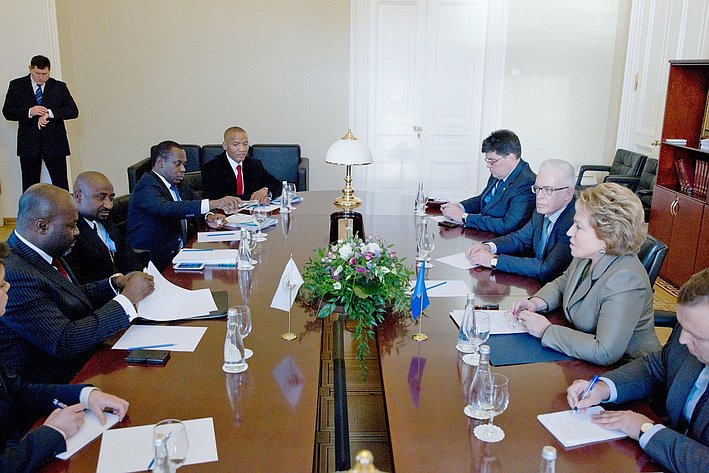 В. Матвиенко встреча с панафриканским парламентом