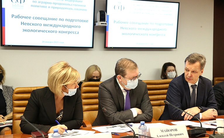 Рабочее совещание по подготовке Невского международного экологического конгресса