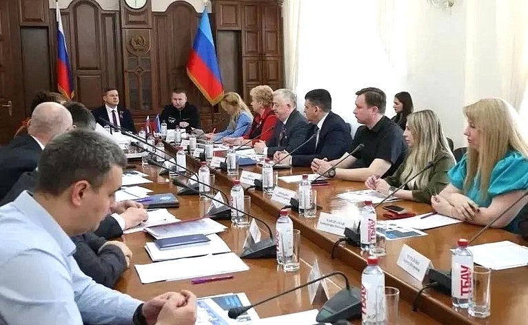 Ольга Бас приняла участие в заседании межведомственной рабочей группы ЛНР