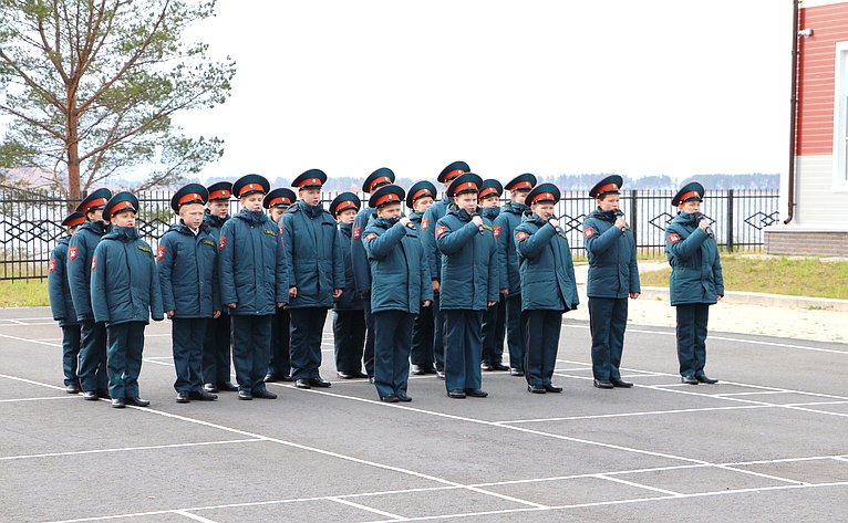 Торжественная церемония приведения кадет к клятве в кадетской школе «Корабелы Прионежья»
