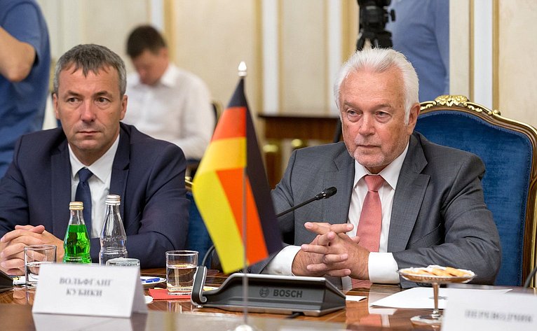 Встреча К. Косачева с вице-президентом Бундестага ФРГ В. Кубики
