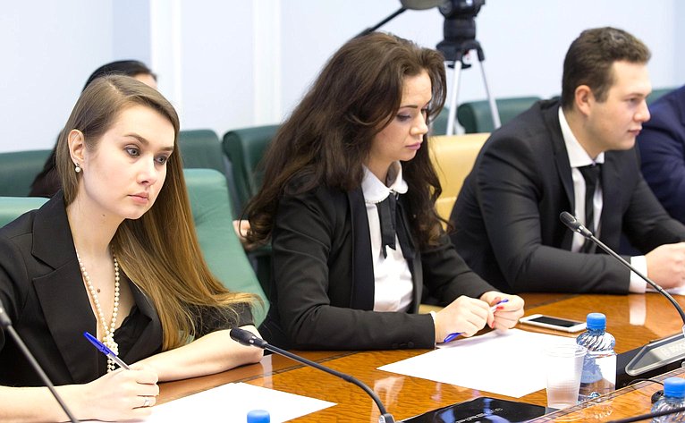 Заседание Совета Палаты молодых законодателей при СФ