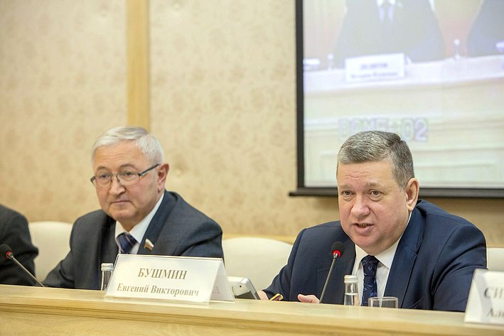 Заседание Совета законодателей Российской Федерации при Федеральном Собрании Бушмин и Дидигов