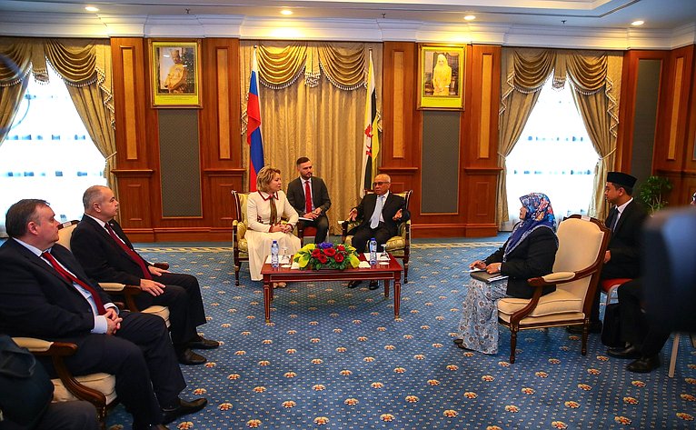 Встреча Председателя Совета Федерации и Председателя Законодательного совета Брунея