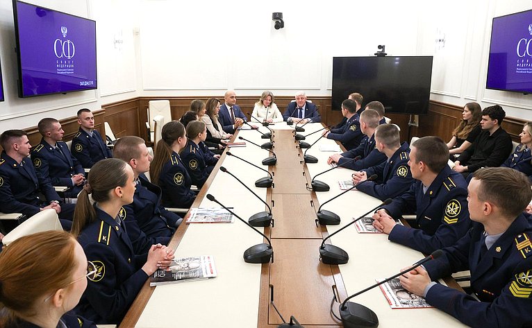 Встреча сенатора РФ с курсантами Псковского филиала Санкт-Петербургского университета ФСИН