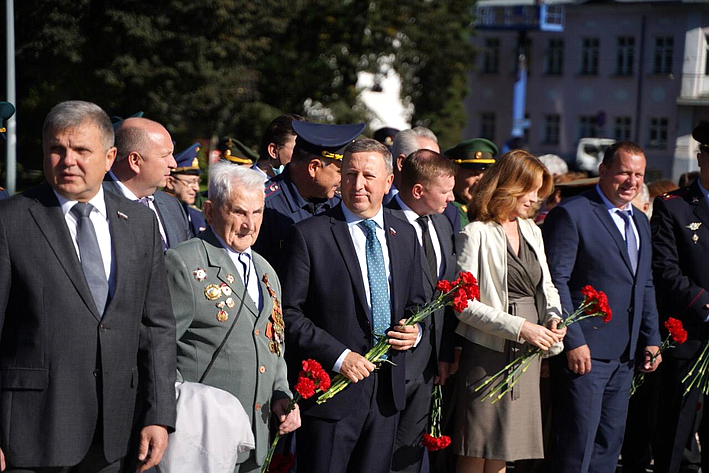 Сергей Березкин принял участие в торжественных мероприятиях в регионе, посвященных Дню воинской славы России