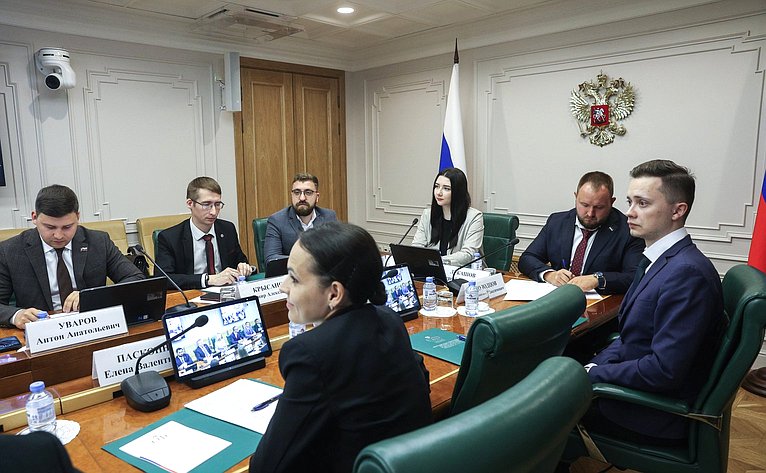 Встреча заместителя Председателя Совета Федерации Инны Святенко с членами молодежных парламентов ЦФО