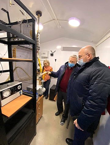 Олег Цепкин в рамках работы в регионе посетил областной Центр экологического мониторинга, а также стационарные и мобильные посты контроля атмосферного воздуха