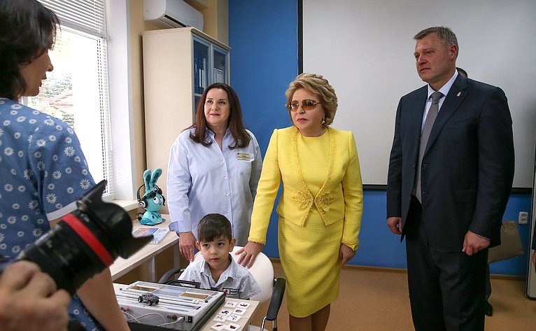 Посещение государственного автономного учреждения Астраханской области «Научно-практический центр реабилитации детей «Коррекция и развитие»