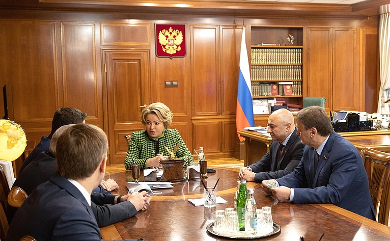 Валентина Матвиенко провела встречу с губернатором Нижегородской области Глебом Никитиным