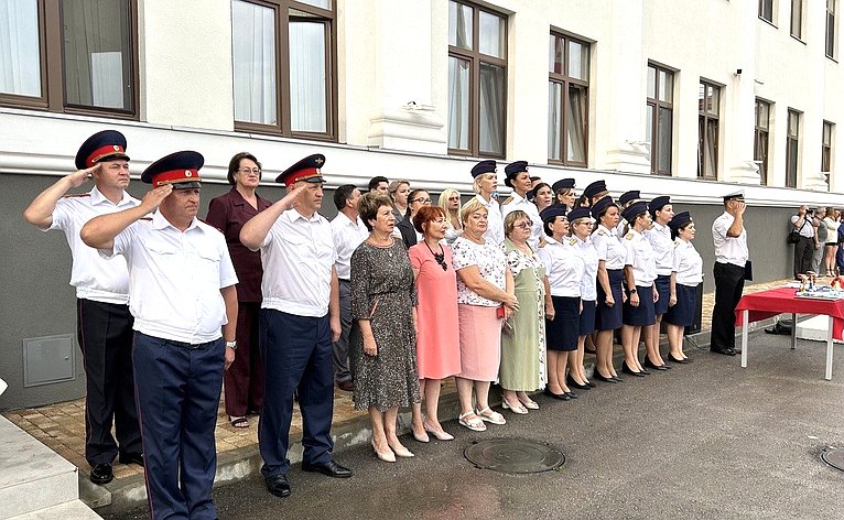 Екатерина Алтабаева поздравила кадет с началом нового учебного года