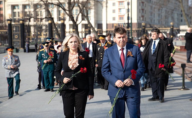 Мемориальная акция, посвященная 75-й годовщине освобождения Крыма от немецко-фашистских захватчиков