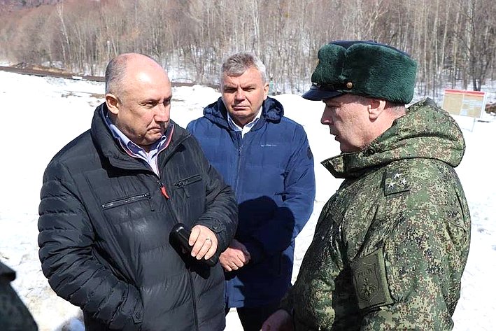 Андрей Базилевский побывал в одной из воинских частей Восточного военного округа