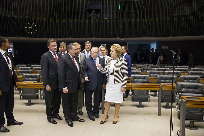 В. Матвиенко и делегация СФ посетили Парламент Бразилии