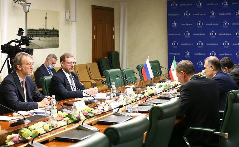 Заместитель Председателя СФ Константин Косачев провел встречу с Послом Ирана в России
