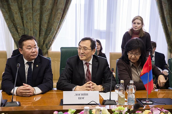 Делегация Великого Государственного Хурала (Парламента) Монголии на встрече с членами Комитета СФ по аграрно-продовольственной  политике и природопользованию