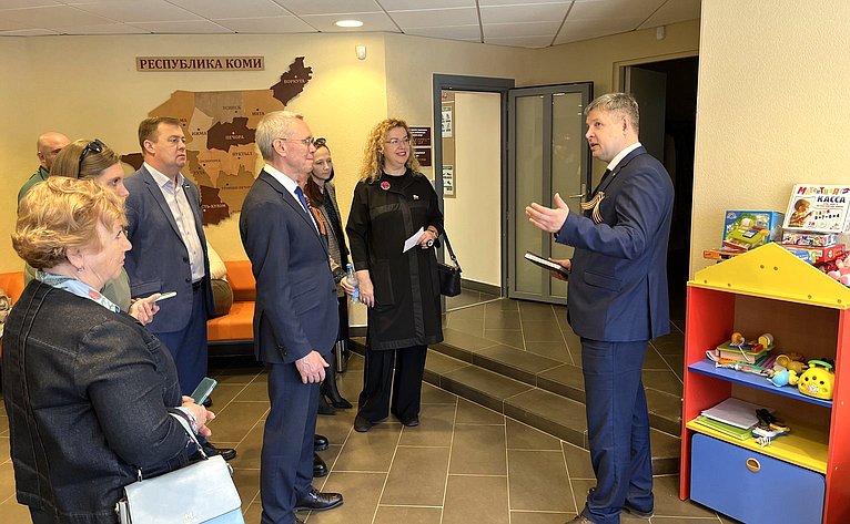 Ольга Епифанова посетила филиал Государственного фонда «Защитники Отечества» по Республике Коми