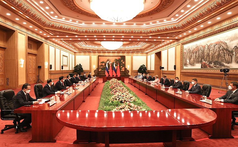 Встреча Председателя СФ Валентины Матвиенко с Председателем Китайской Народной Республики Си Цзиньпином