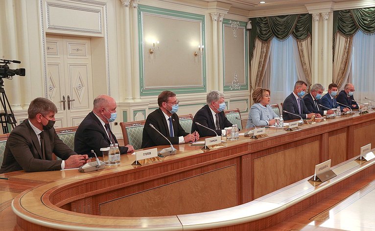 Встреча Председателя СФ Валентины Матвиенко с Президентом Республики Казахстан Касым-Жомартом Токаевым