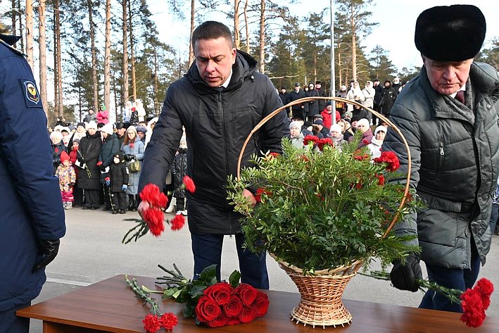 Торжественная церемония открытия улицы Героев Гостомельского Десанта