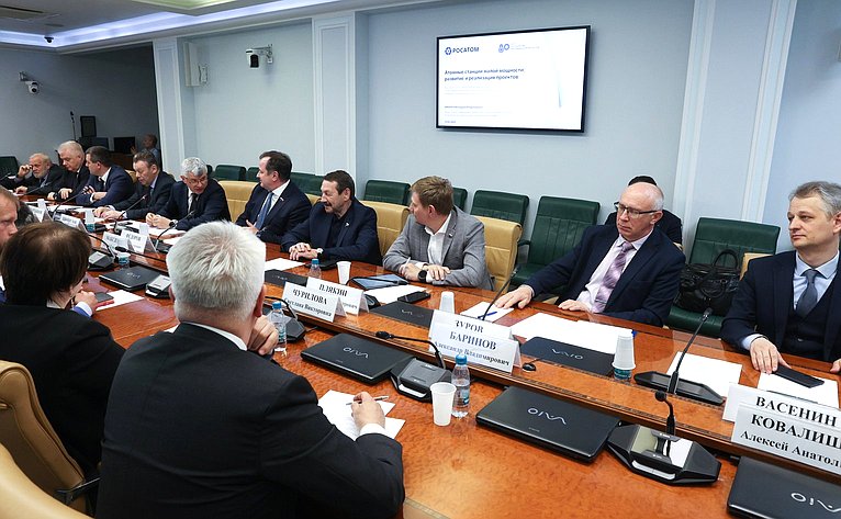 Круглый стол Комитета СФ по экономической политике на тему «Законодательное обеспечение создания и эксплуатации атомных станций малой мощности»