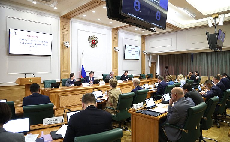 Заседание Комитета Совета Федерации по бюджету и финансовым рынкам