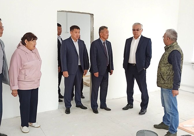 Баир Жамсуев посетил Дульдургинский район