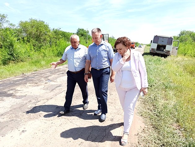 Олег Алексеев посетил Краснокутский район Саратовской области