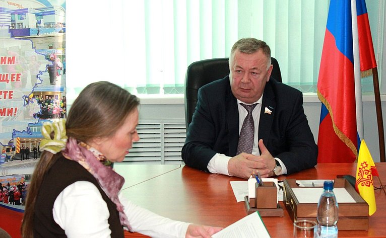 В. Николаев провел приём граждан в Чувашской Республике