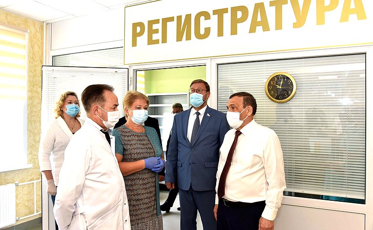 Константин Косачев принял участие в торжественном открытии поликлиники Козьмодемьянской межрайонной больницы